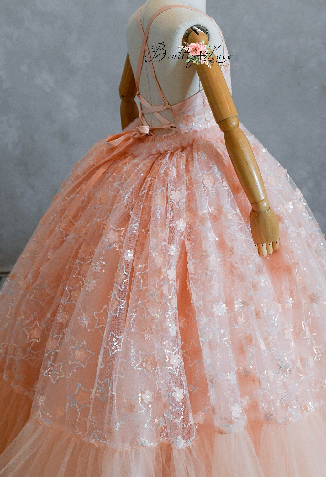 "Stars Collide" - Floor Length ( 6 Year - Petite 8 Year)