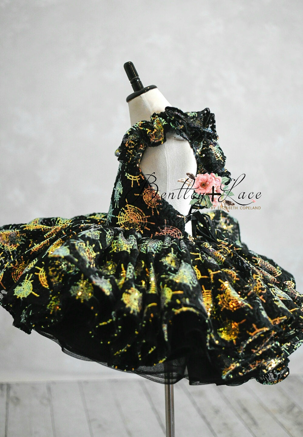 "Spinderella" Petal Length Dress ( 5 Year - Petite 6 Year)