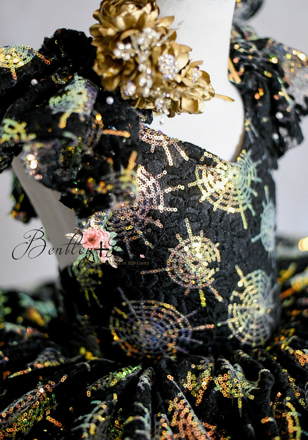 "Spinderella" Petal Length Dress ( 5 Year - Petite 6 Year)