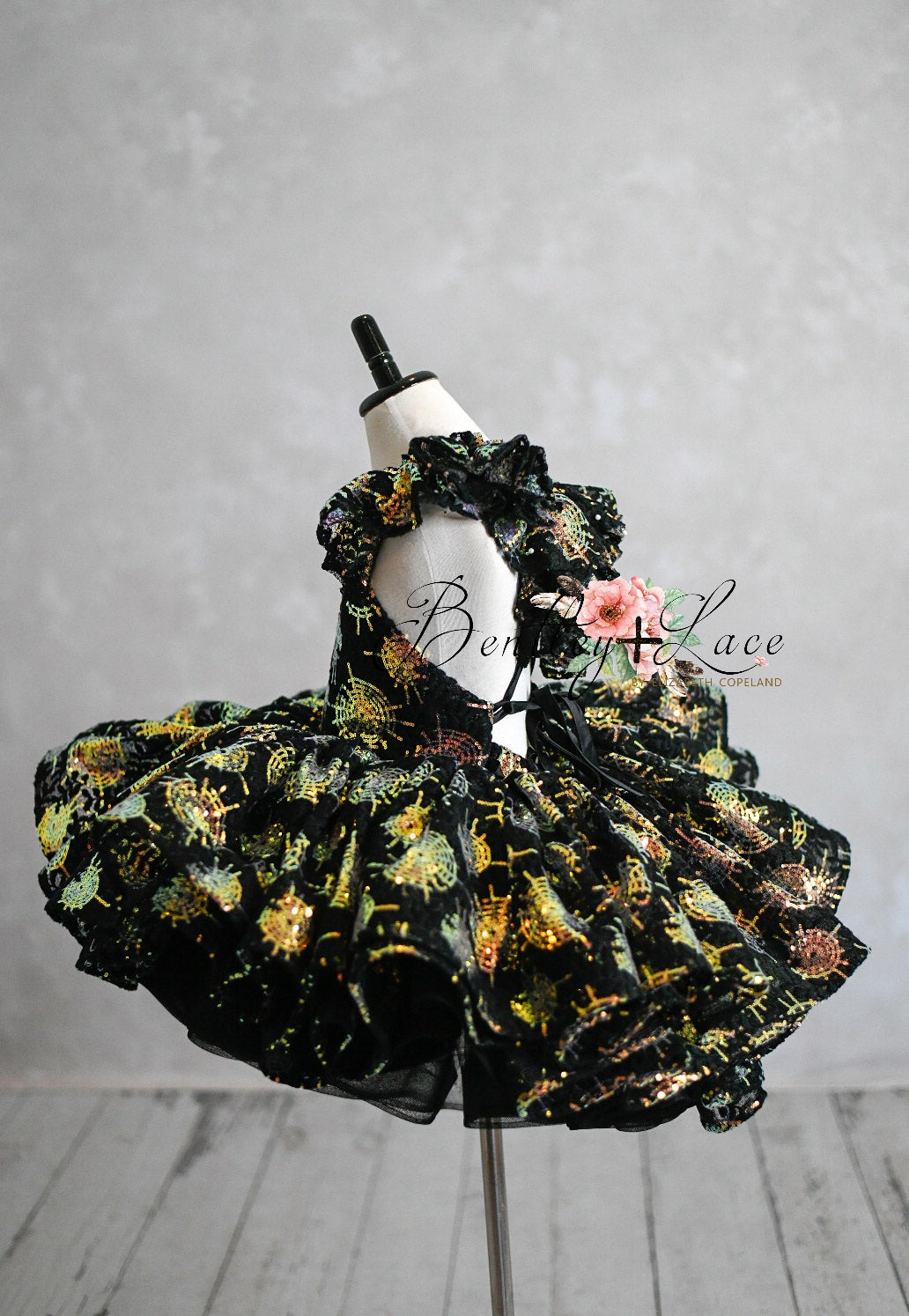 "Spinderella" Petal Length Dress ( 5 Year - Petite 6 Year)