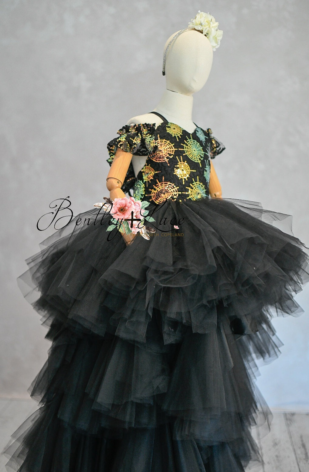 Spinderella" High Low Dress ( 6 Year - Petite 7 Year)