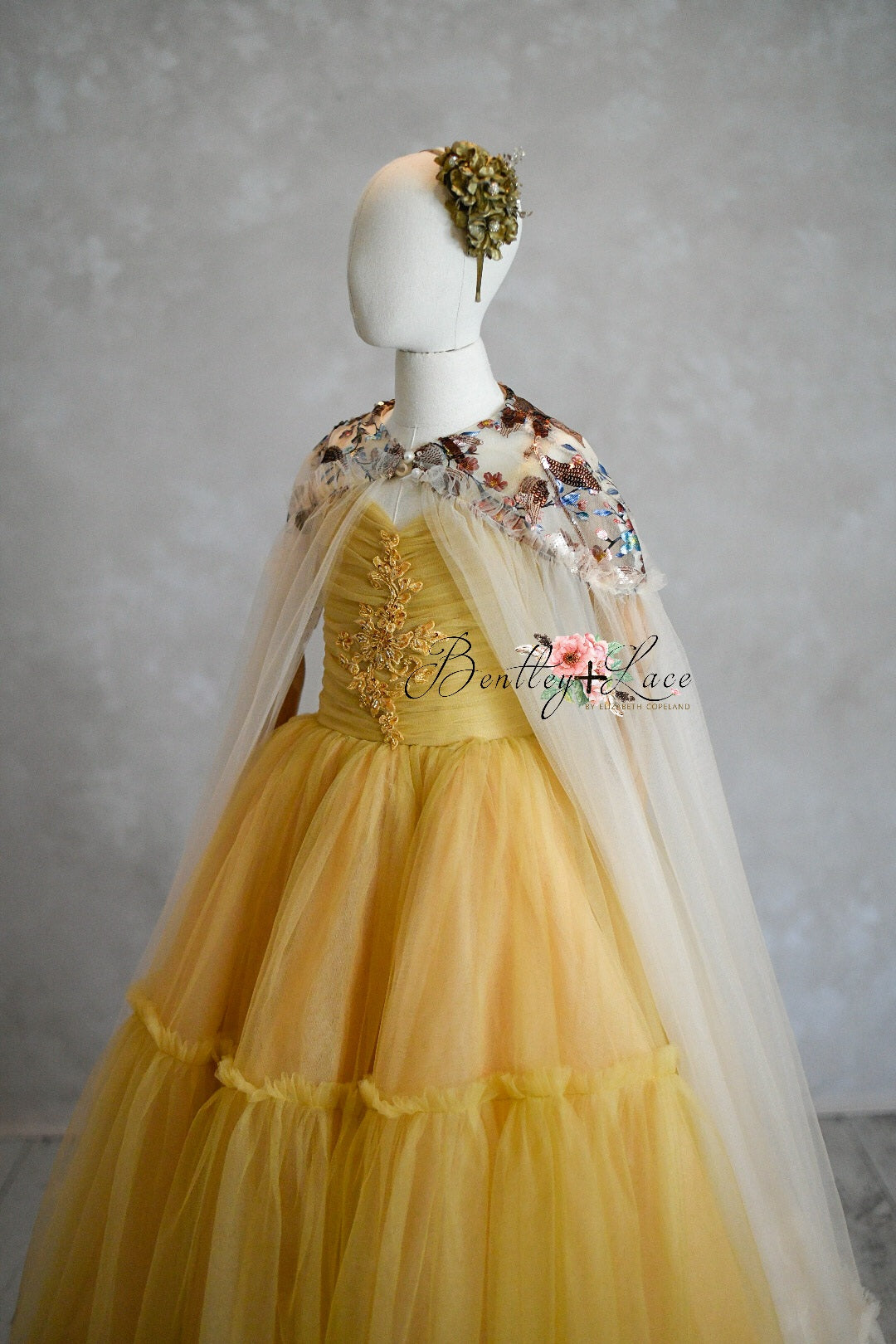Hillary/Frenchie Solid gown- no applique choose color Editorial Dress, Couture Gown, Special Occasion Dress