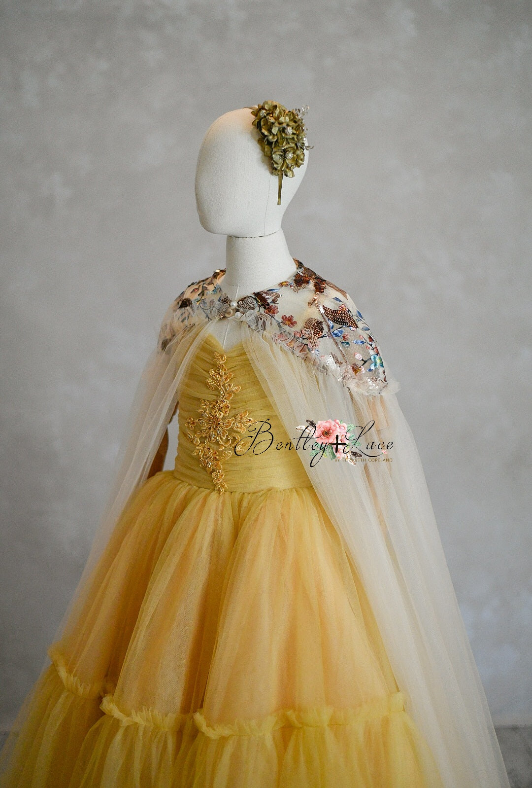 Hillary/Frenchie Solid gown- no applique choose color Editorial Dress, Couture Gown, Special Occasion Dress