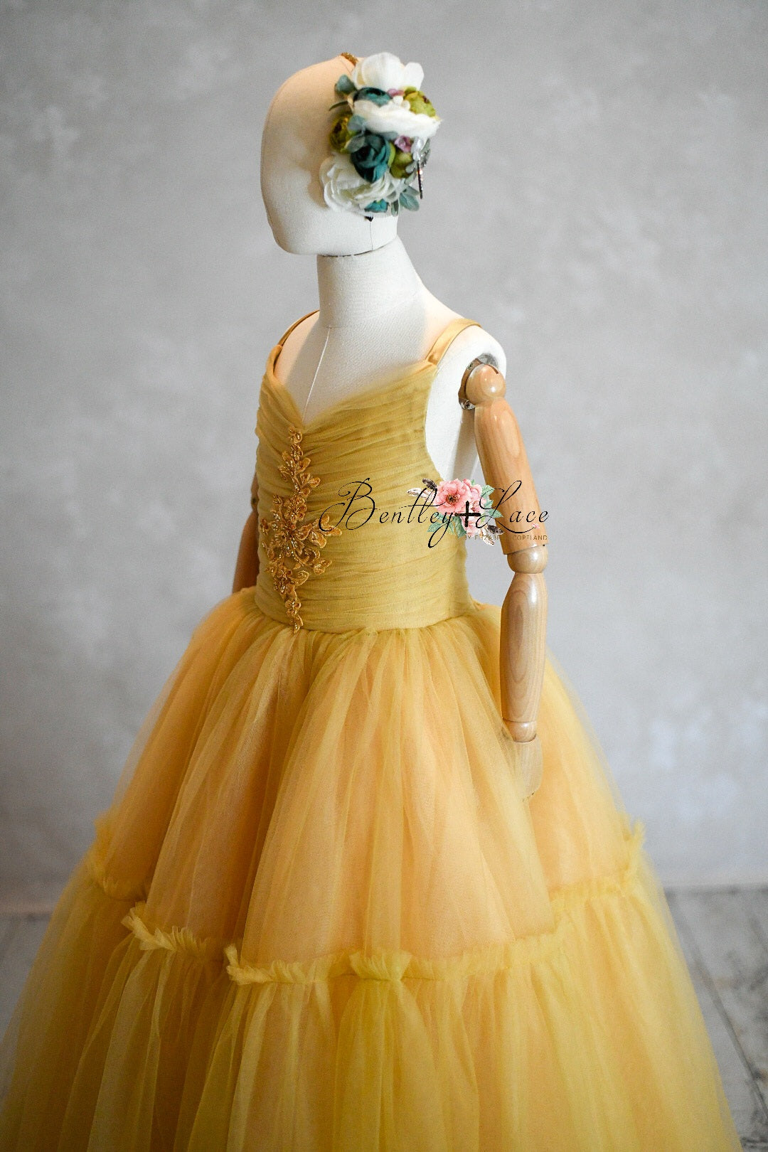 Hillary/Frenchie Solid gown- no applique choose color Editorial Dress, Couture Gown, Special Occasion Dress