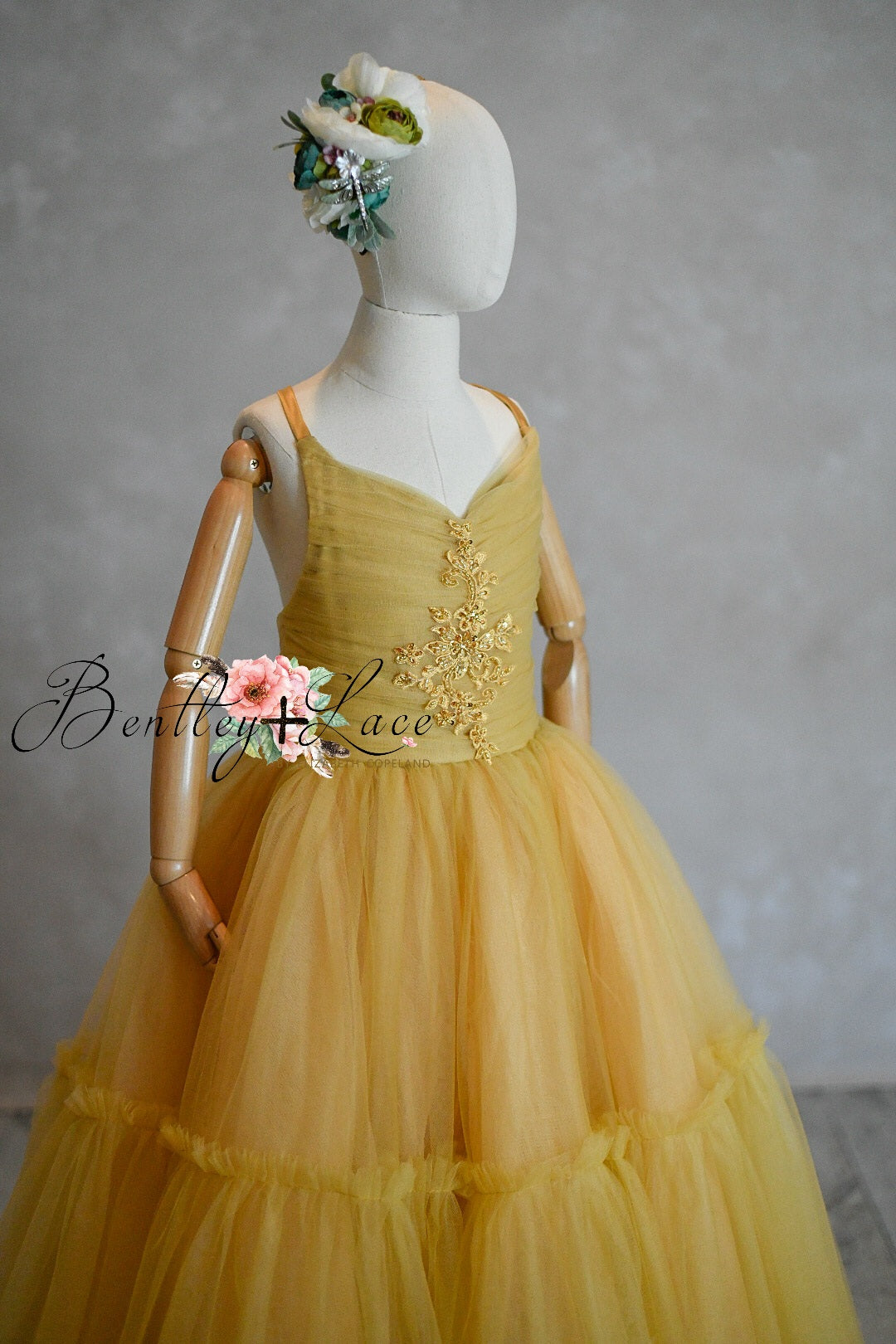 Hillary/Frenchie Solid gown- no applique choose color Editorial Dress, Couture Gown, Special Occasion Dress
