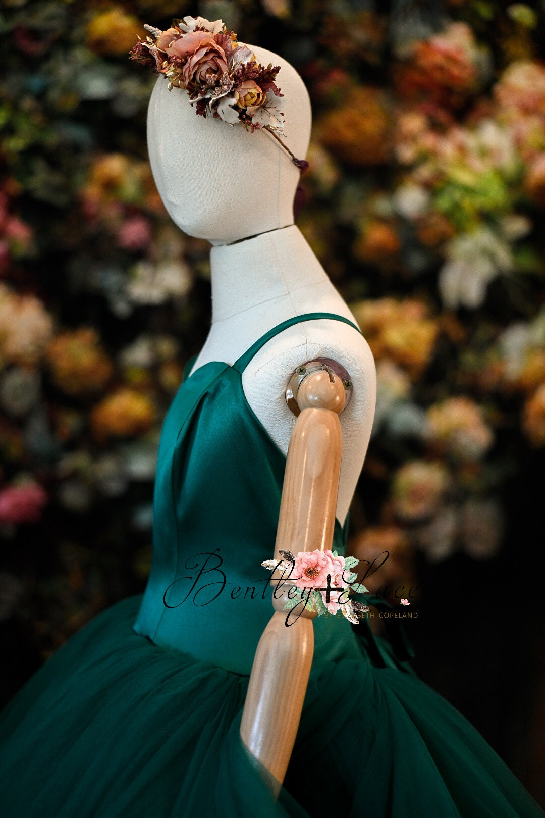 Cascade custom Solid gown- choose color Editorial Dress, Couture Gown, Special Occasion Dress