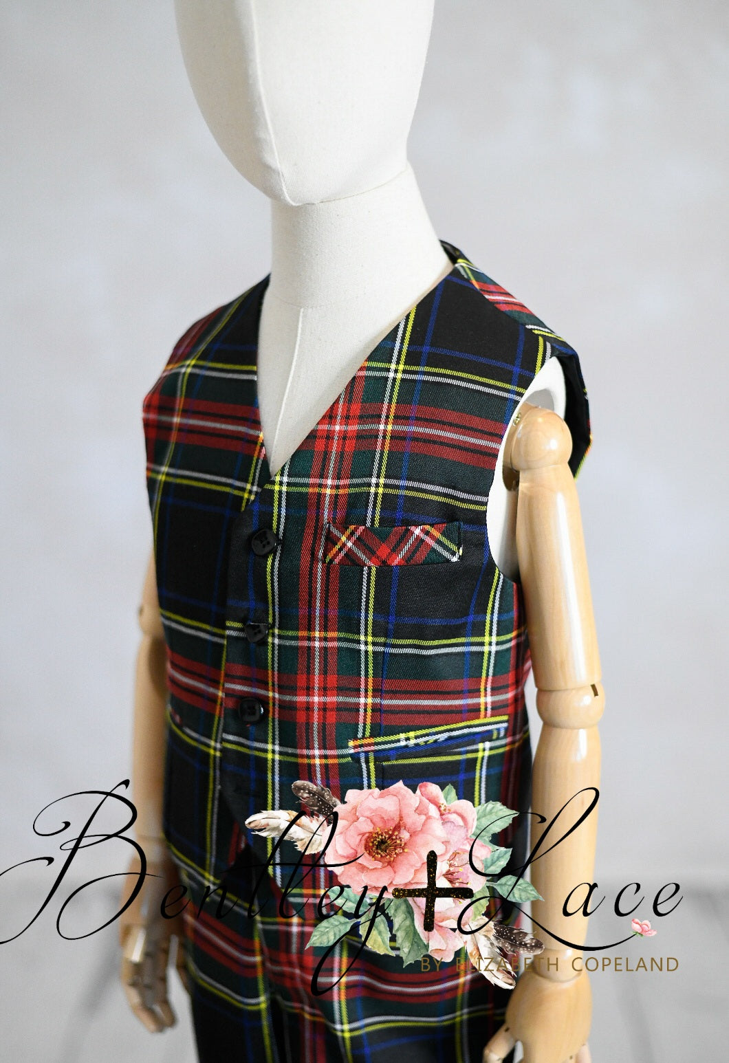 "Darling Plaid" Suit Set | Stylish Suit for 6 Years to Petite 7 Years