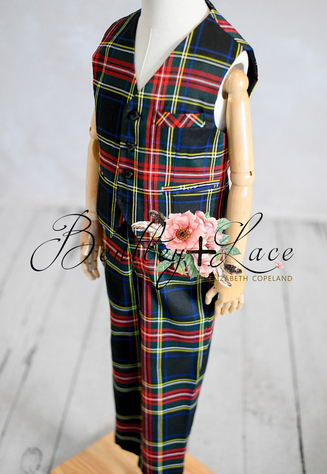 "Darling Plaid" Suit Set | Stylish Suit for 6 Years to Petite 7 Years
