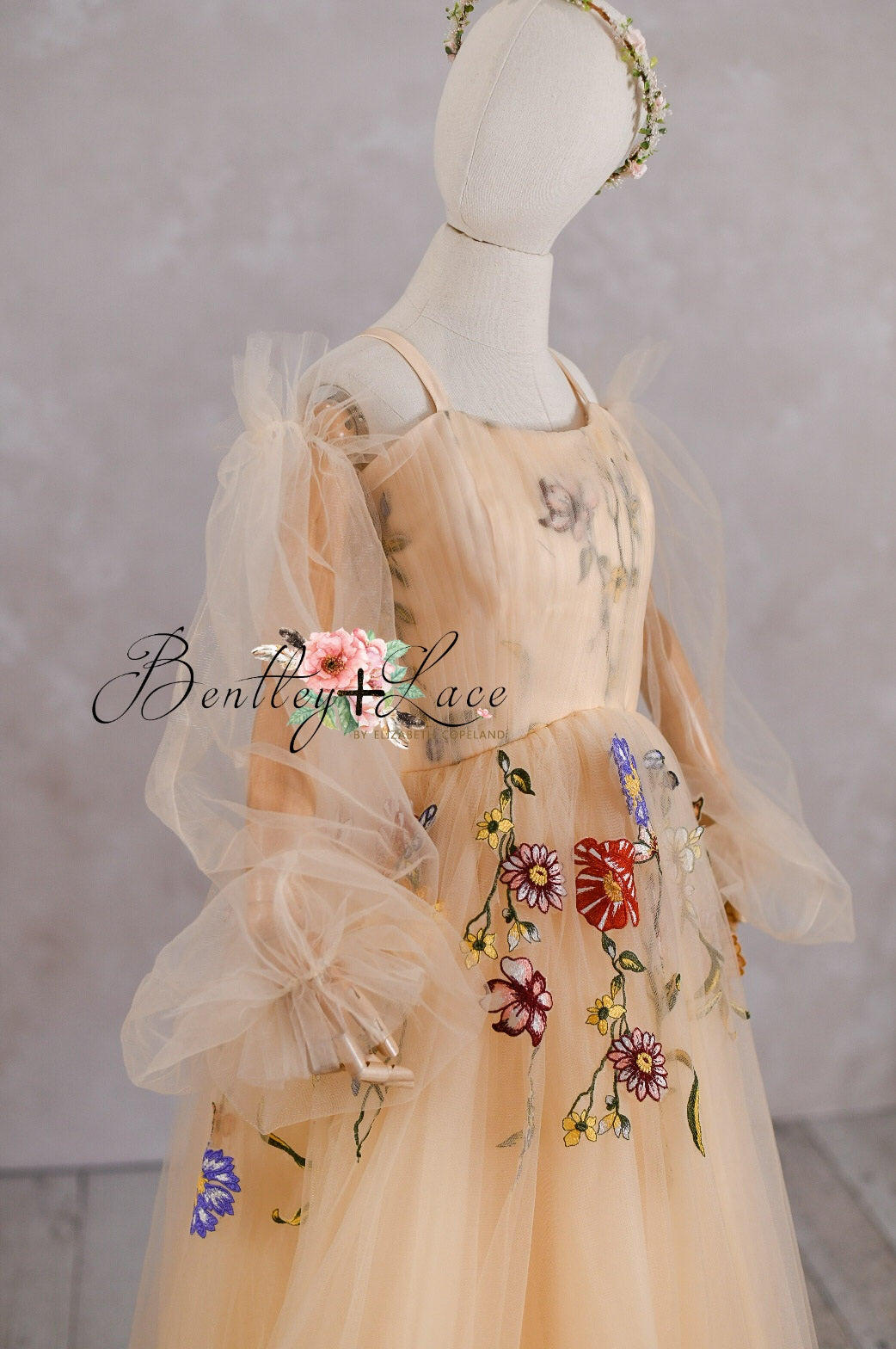 Bishop Tulle Sleeves - Custom color