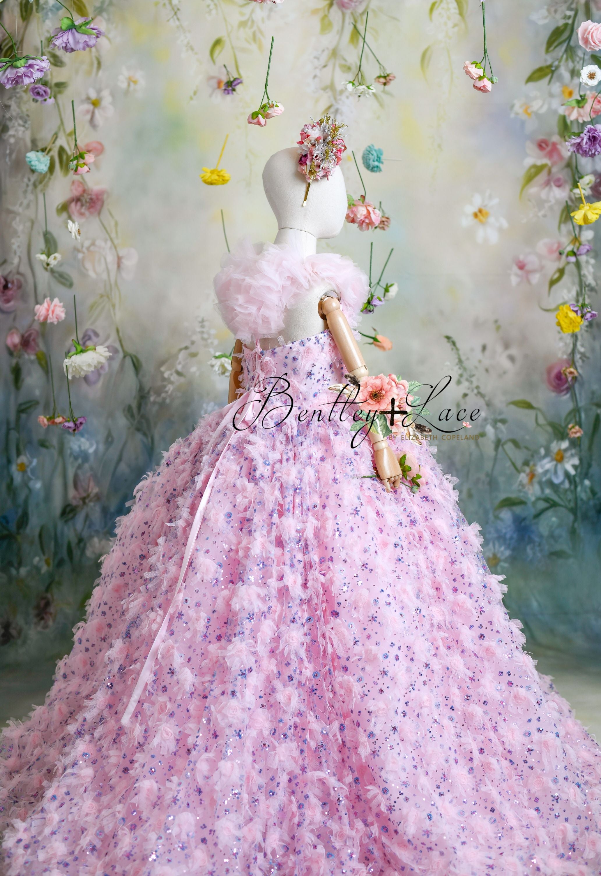 "Cupcake Sprinkle" - Floor length ( 8 Year - Petite 9 Year)