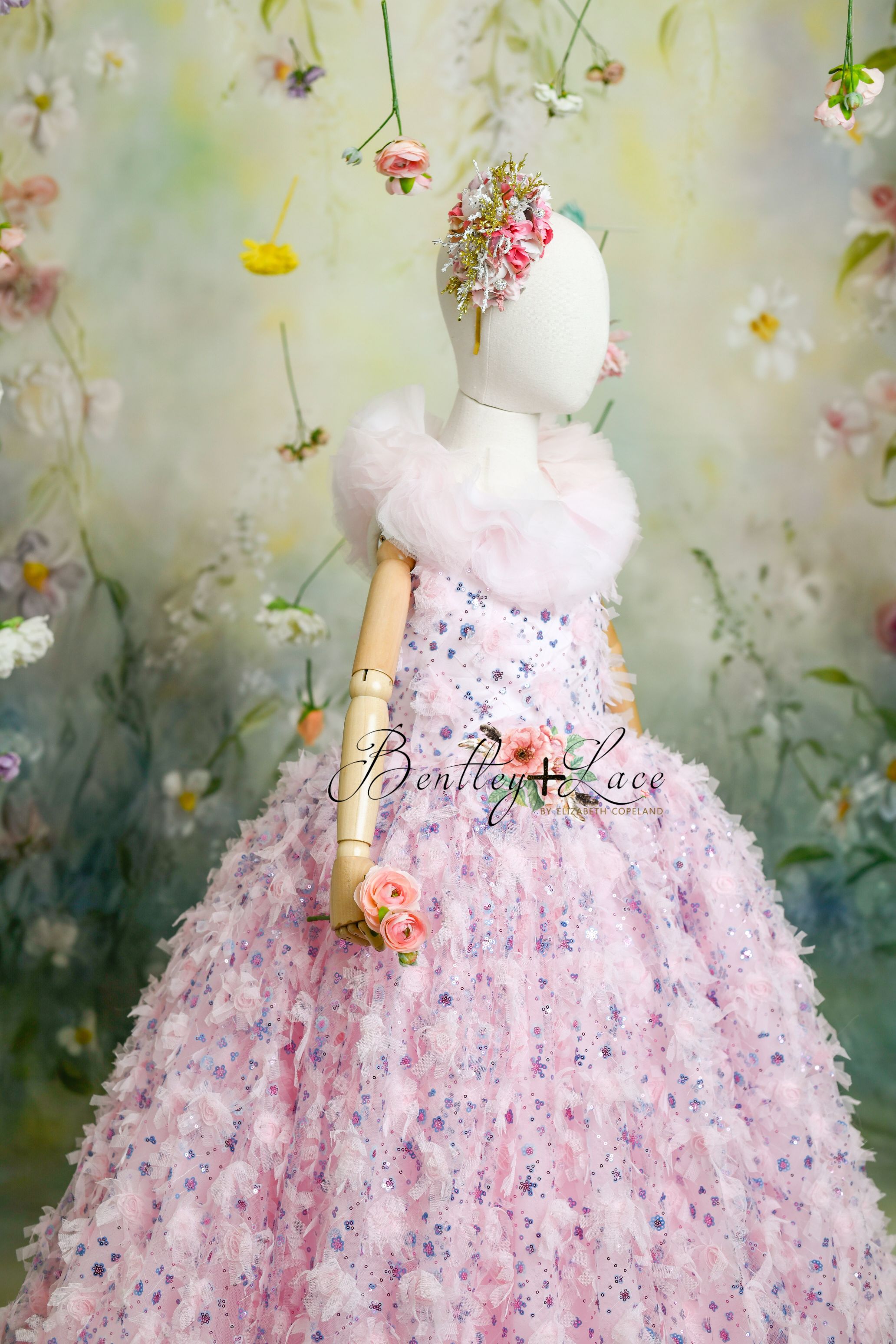 "Cupcake Sprinkle" - Floor length ( 8 Year - Petite 9 Year)
