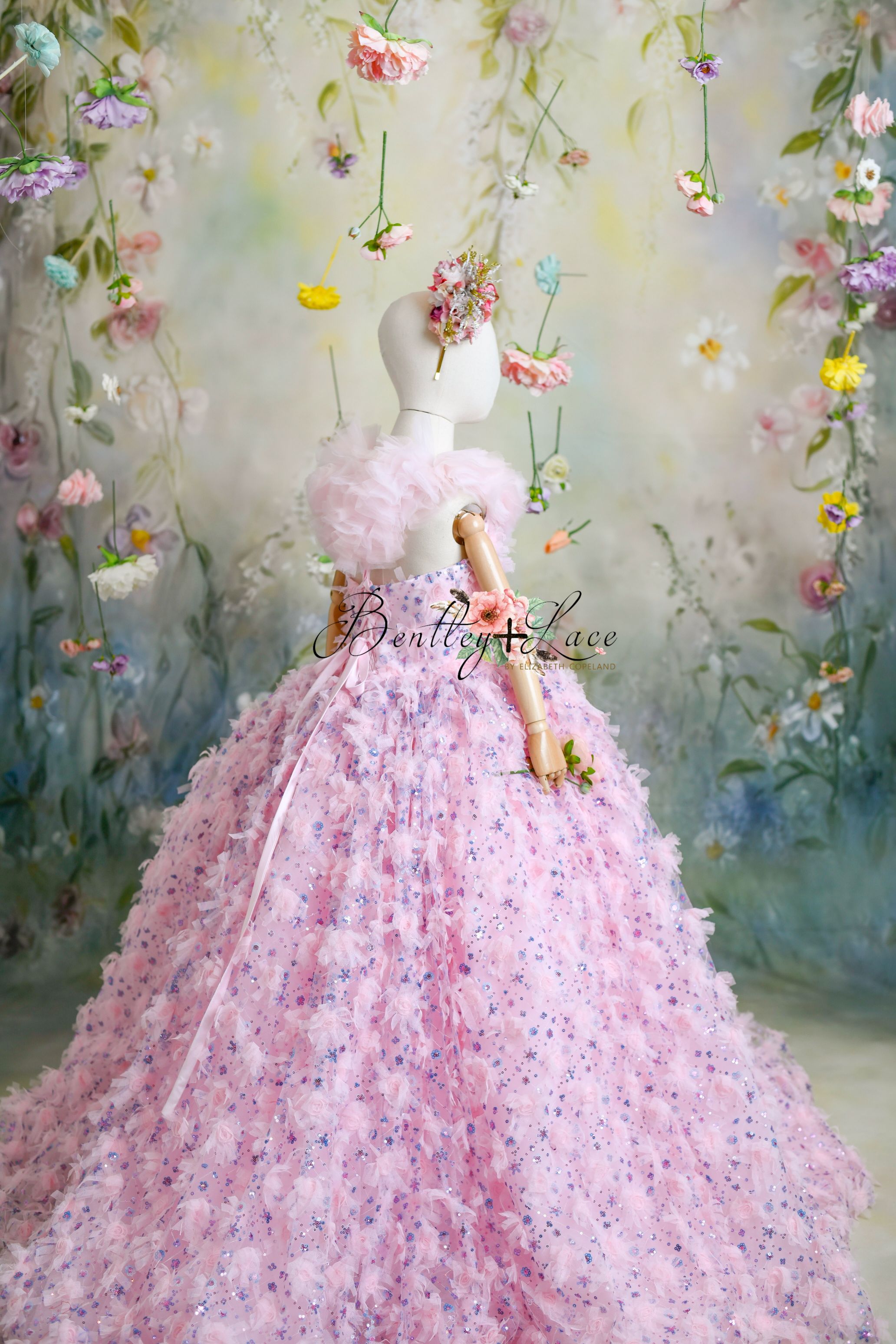 "Cupcake Sprinkle" - Floor length ( 8 Year - Petite 9 Year)