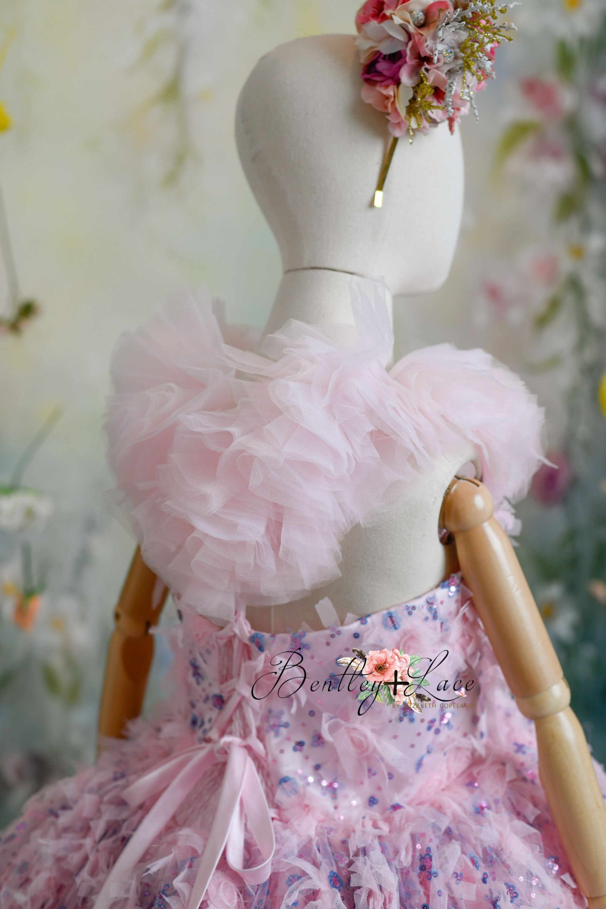 "Cupcake Sprinkle" - Floor length ( 8 Year - Petite 9 Year)