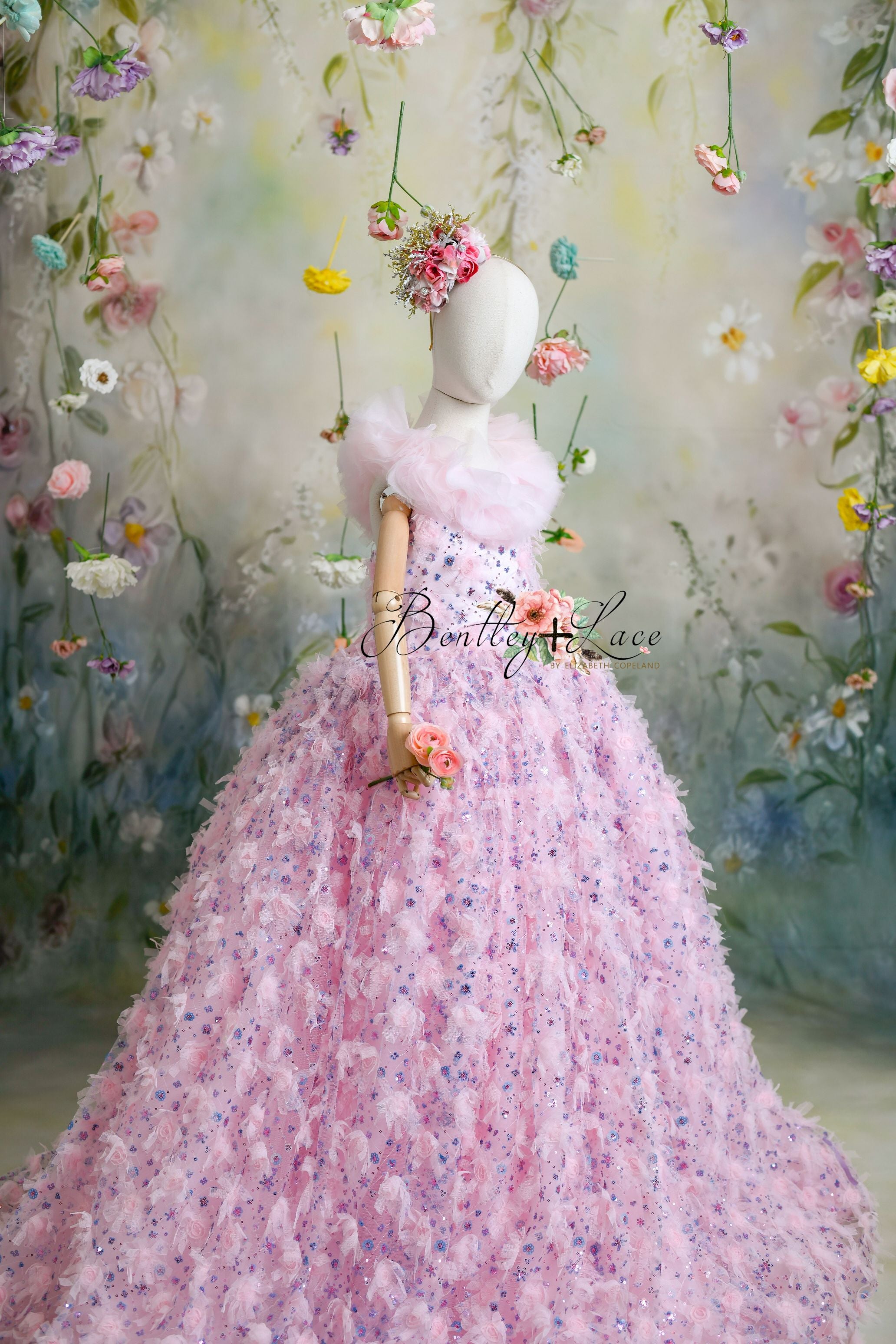 "Cupcake Sprinkle" - Floor length ( 8 Year - Petite 9 Year)