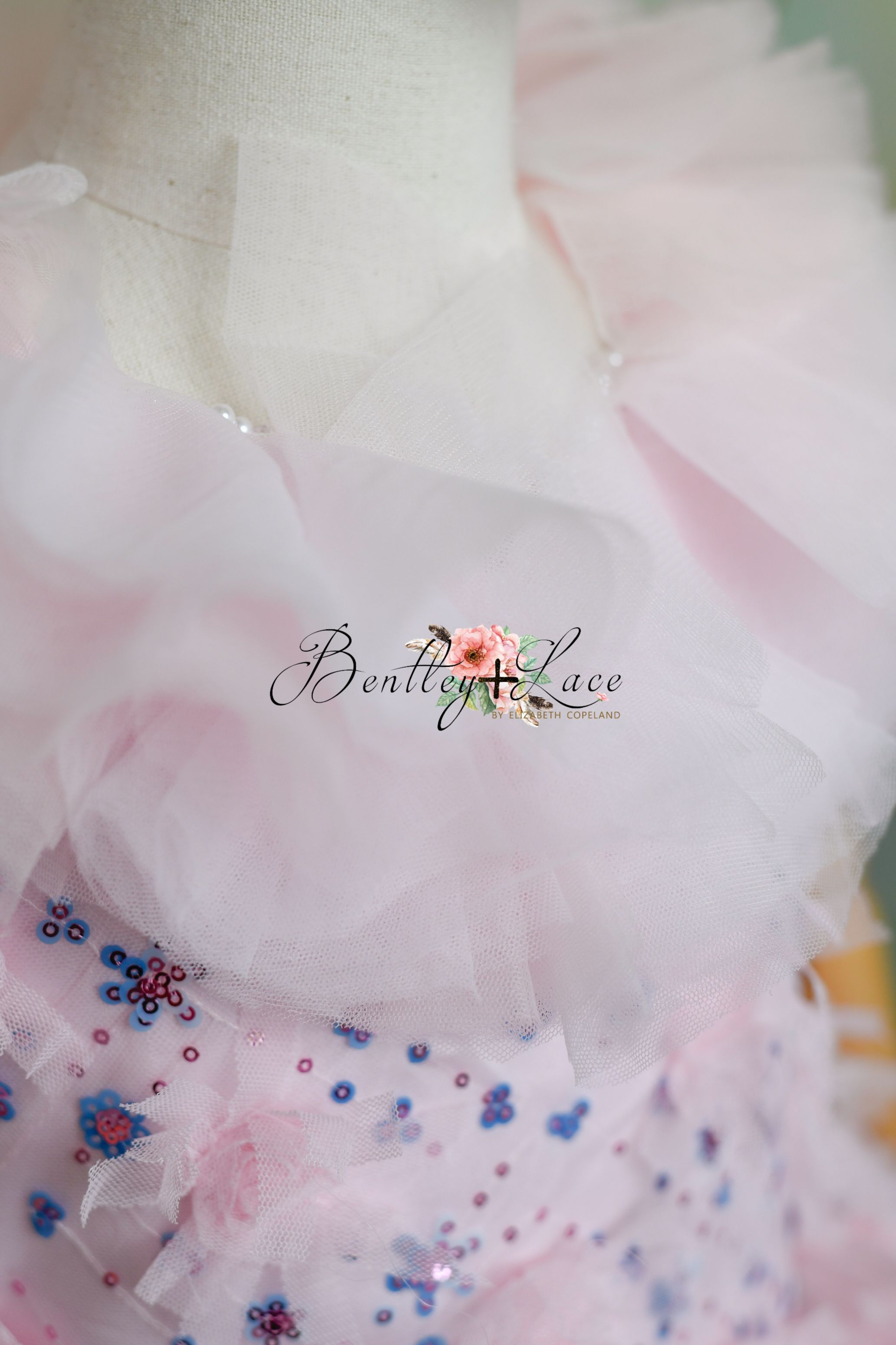 "Cupcake Sprinkle" - Floor length ( 8 Year - Petite 9 Year)