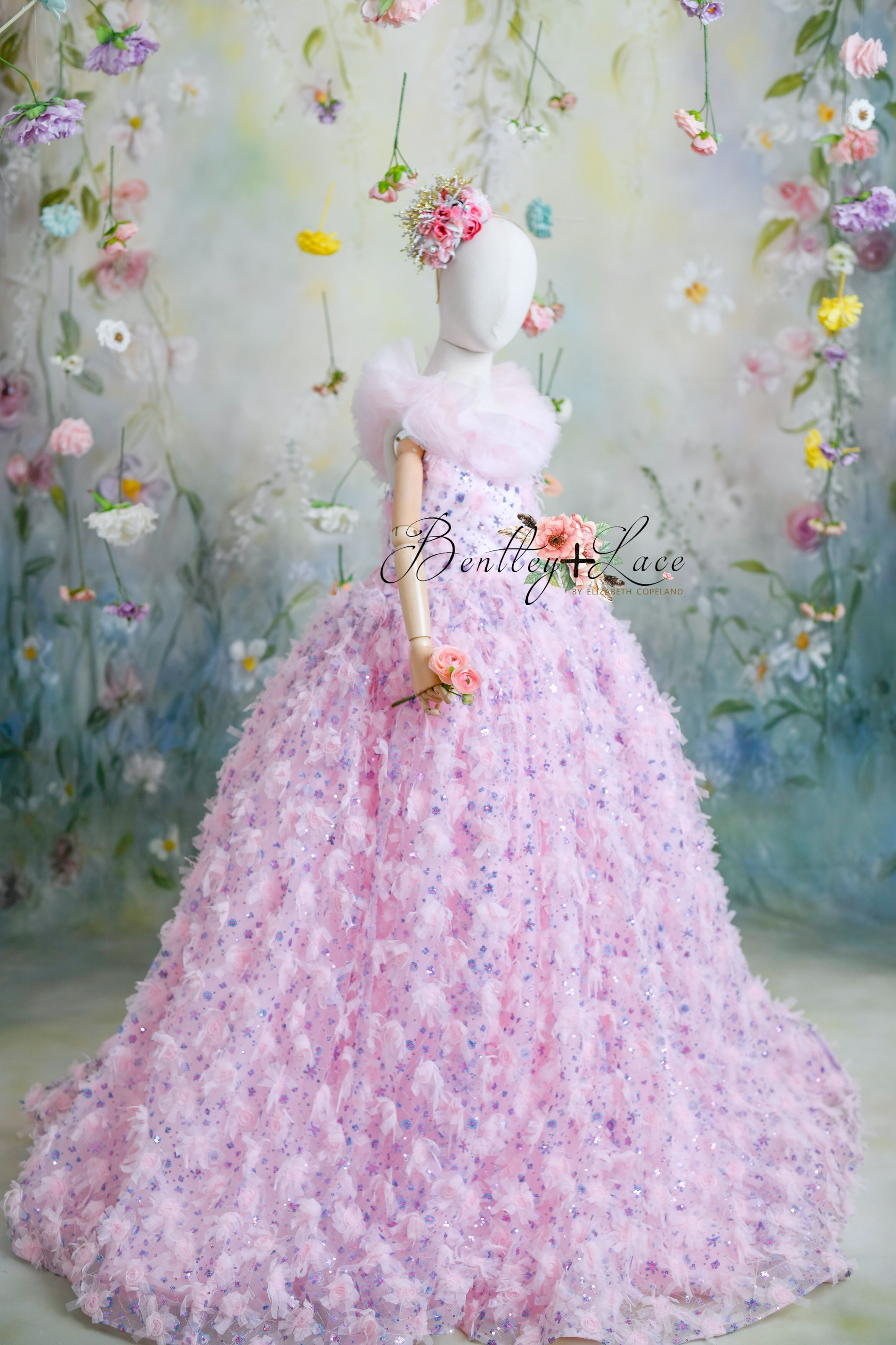 "Cupcake Sprinkle" - Floor length ( 8 Year - Petite 9 Year)