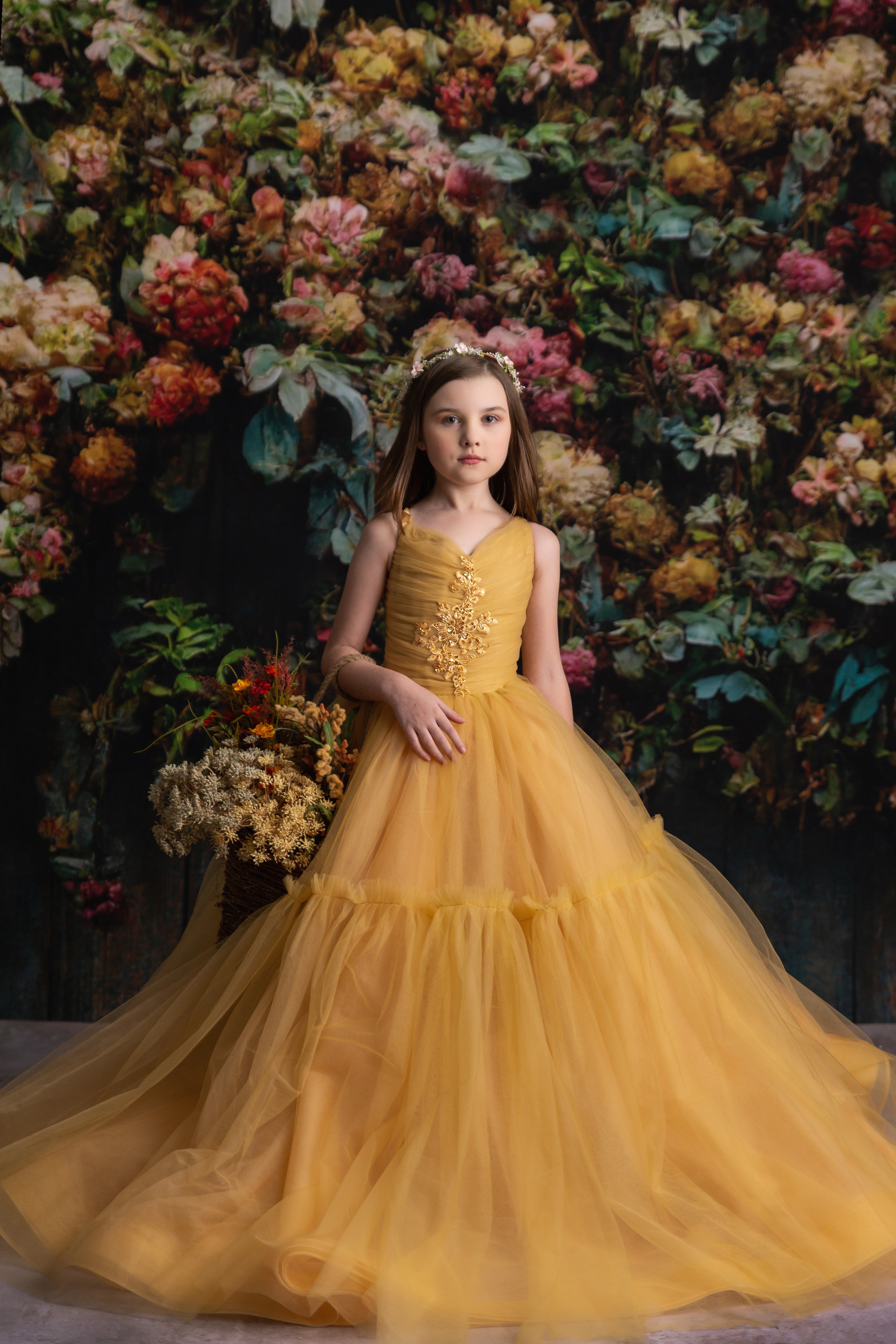 Hillary/Frenchie Solid gown- no applique choose color Editorial Dress, Couture Gown, Special Occasion Dress