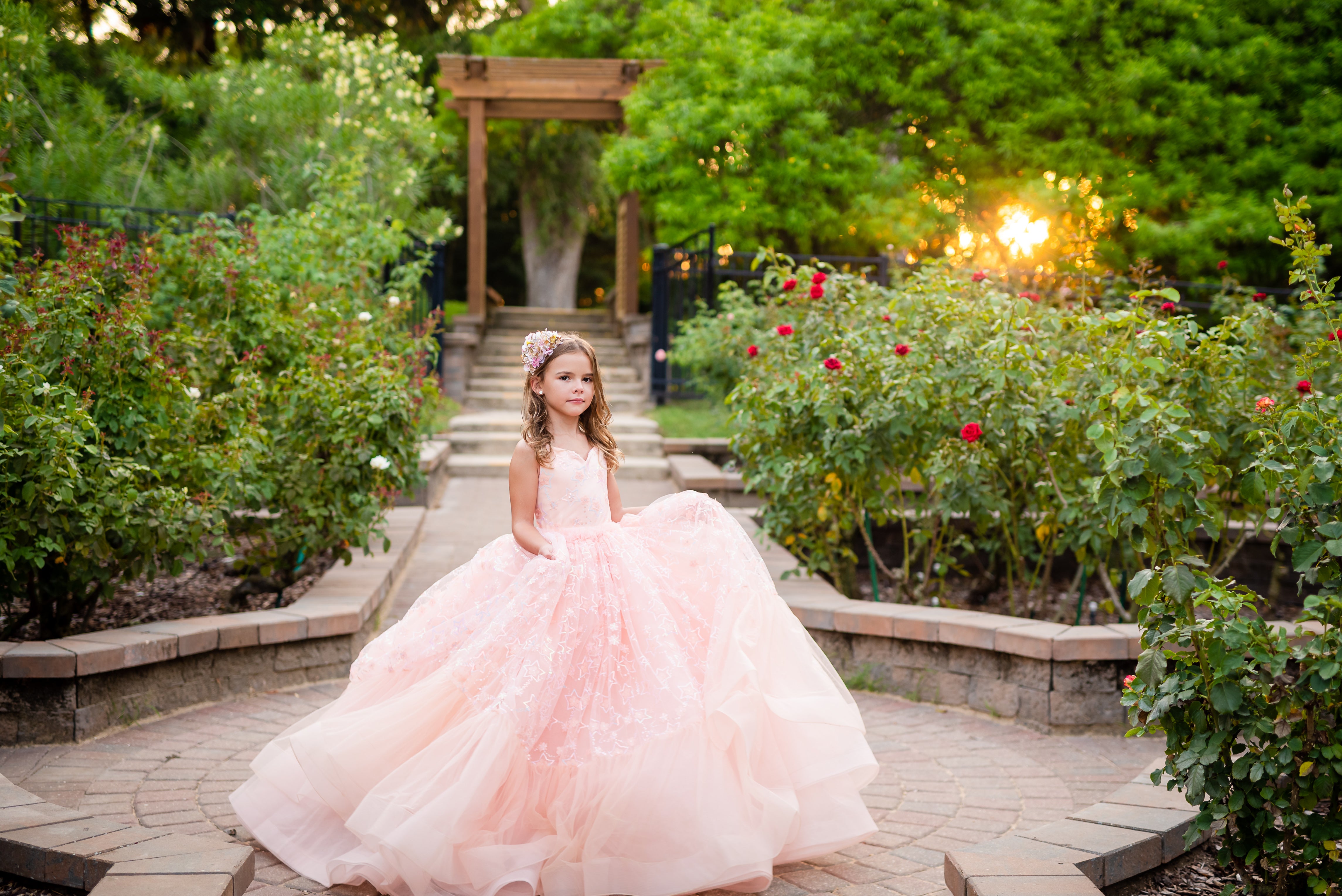 "Stars Collide" - Floor Length ( 6 Year - Petite 8 Year)