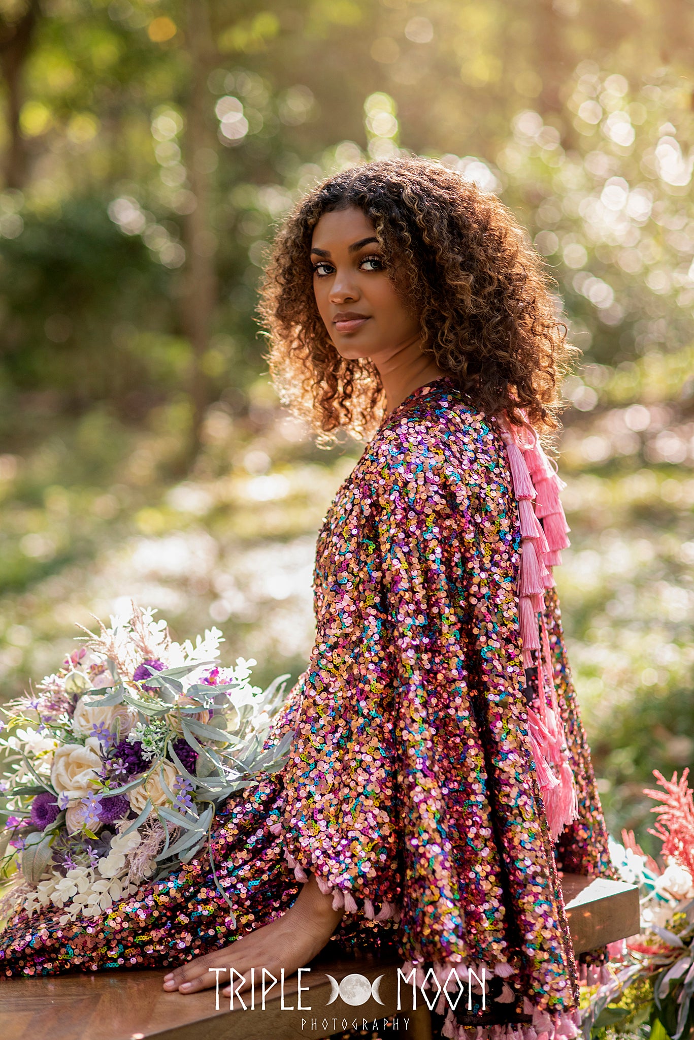 EUC RETIRED RENTAL Lisa-Beautiful boho inspired gown - (TEEN-ADULT)