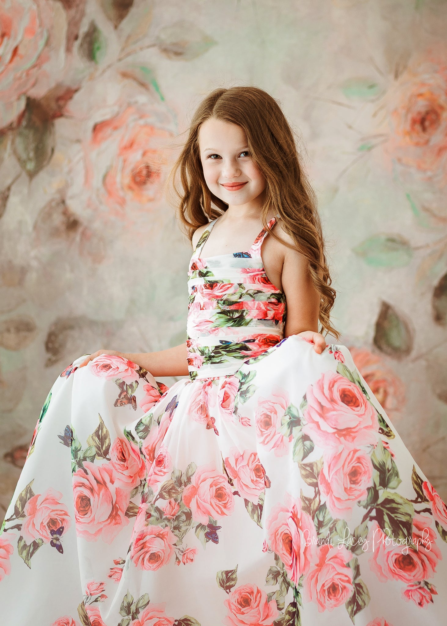 "Ellie Butterfly" - Floor Length Dress Editorial Dress, Couture Gown, Special Occasion Dress
