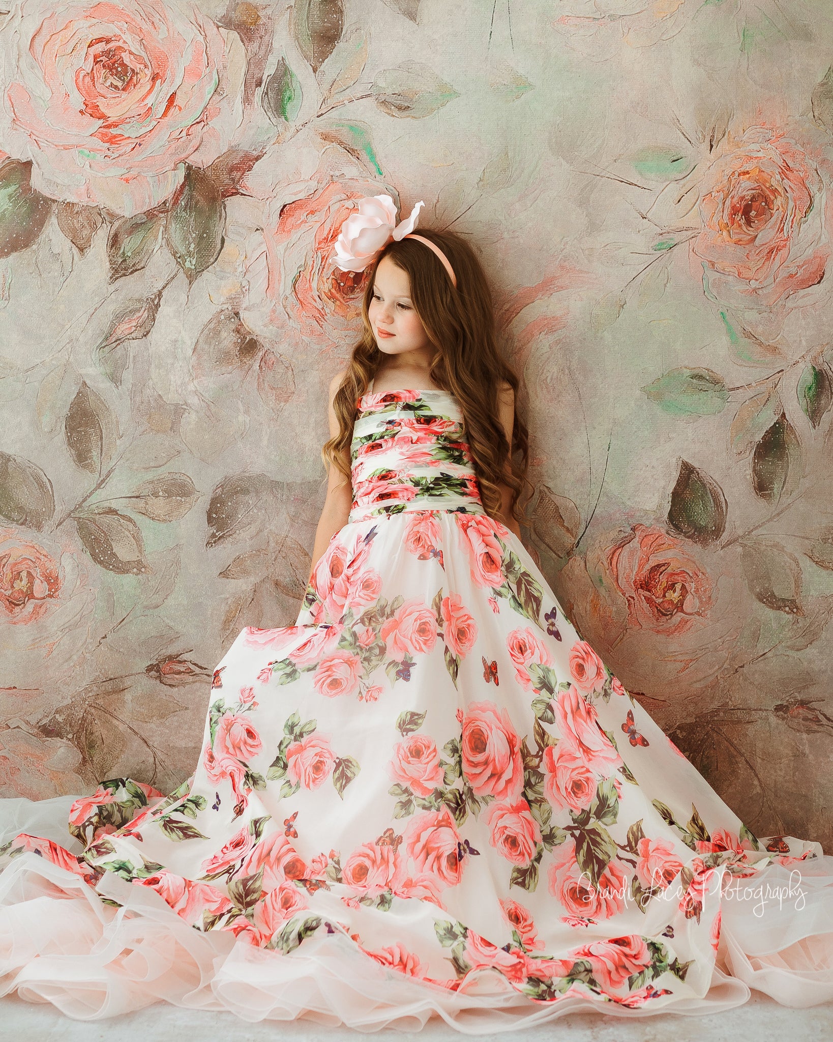 "Ellie Butterfly" - Floor Length Dress Editorial Dress, Couture Gown, Special Occasion Dress