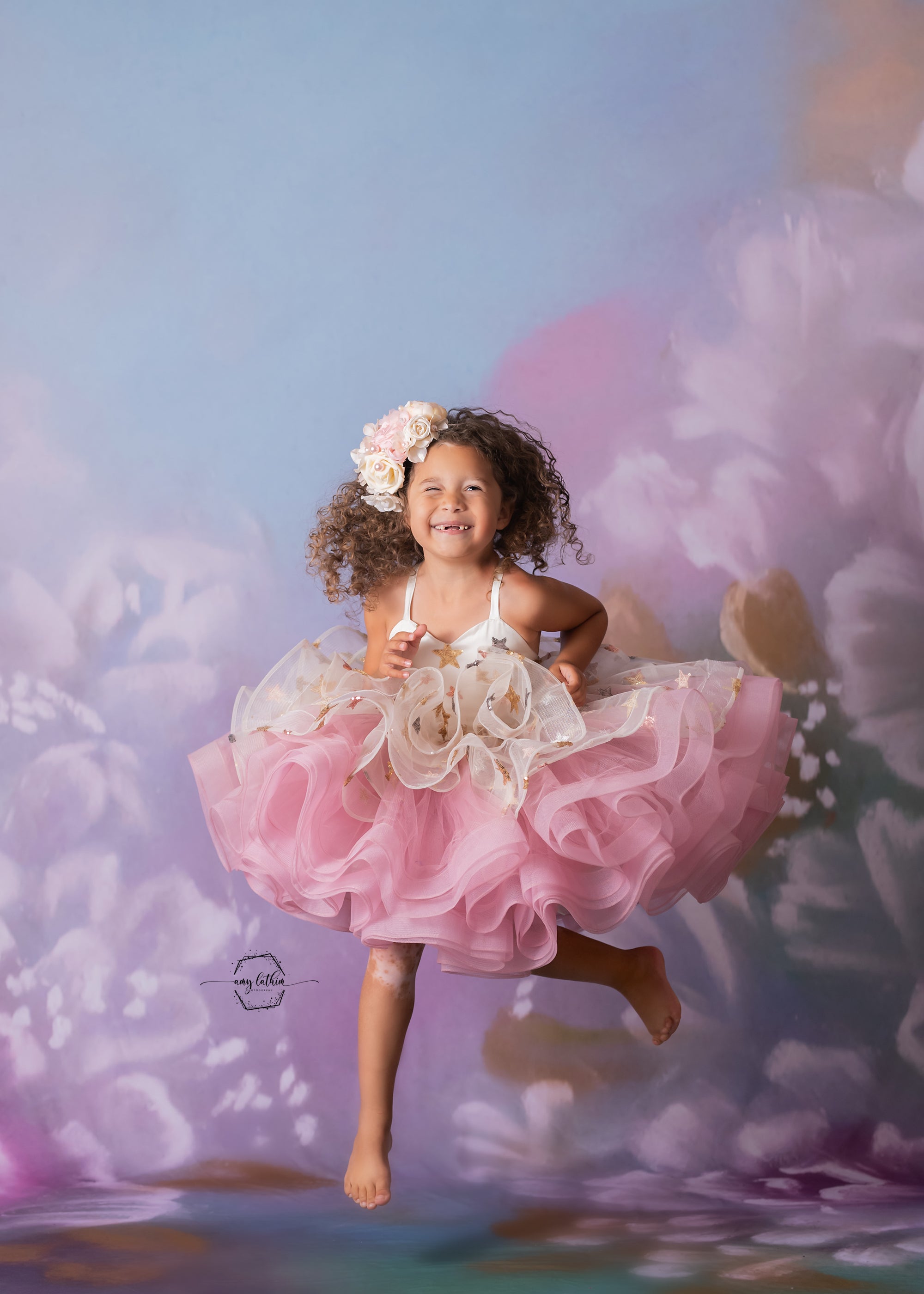 "Starry Surprise" Petal Short Length Dress ( 5 Year - Petite 6 Year)