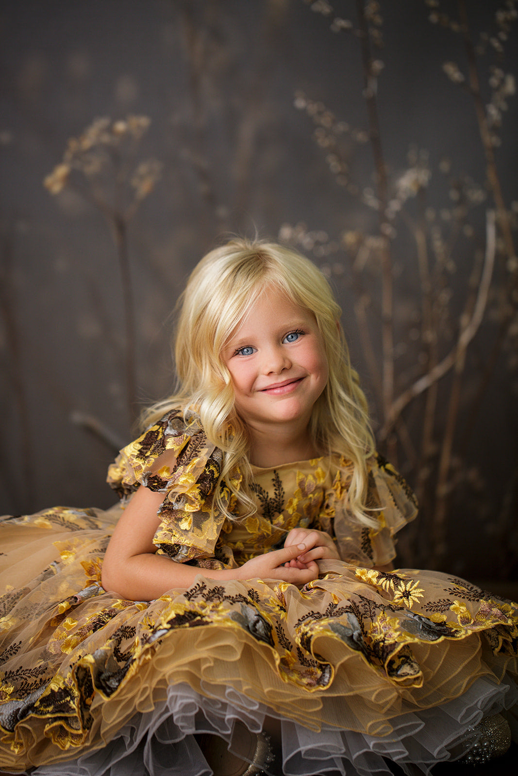 "Thistle" Petal Length Dress ( 5 Year - Petite 6 Year)