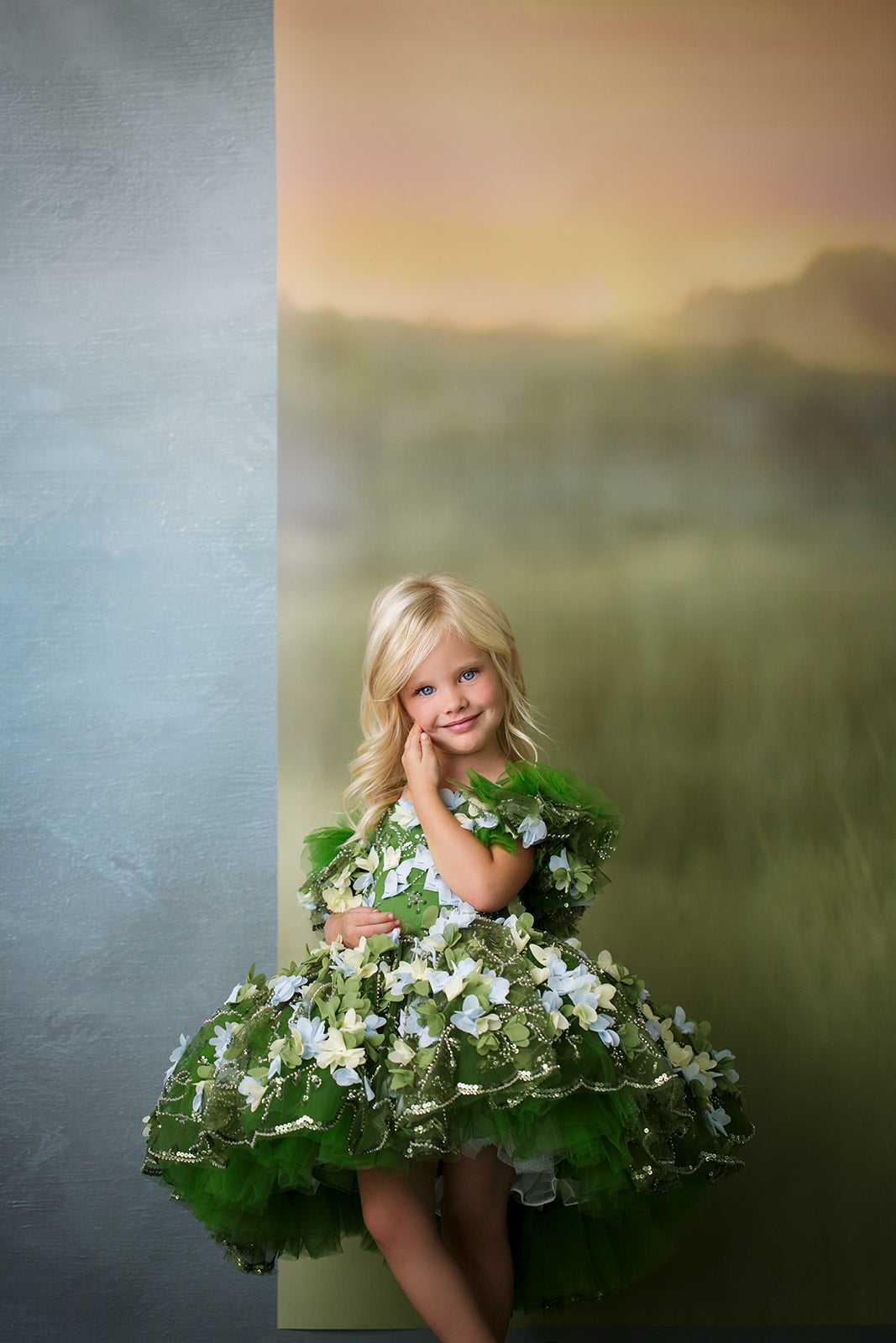 "Fern" Petal Length Dress ( 5 Year - Petite 6 Year)