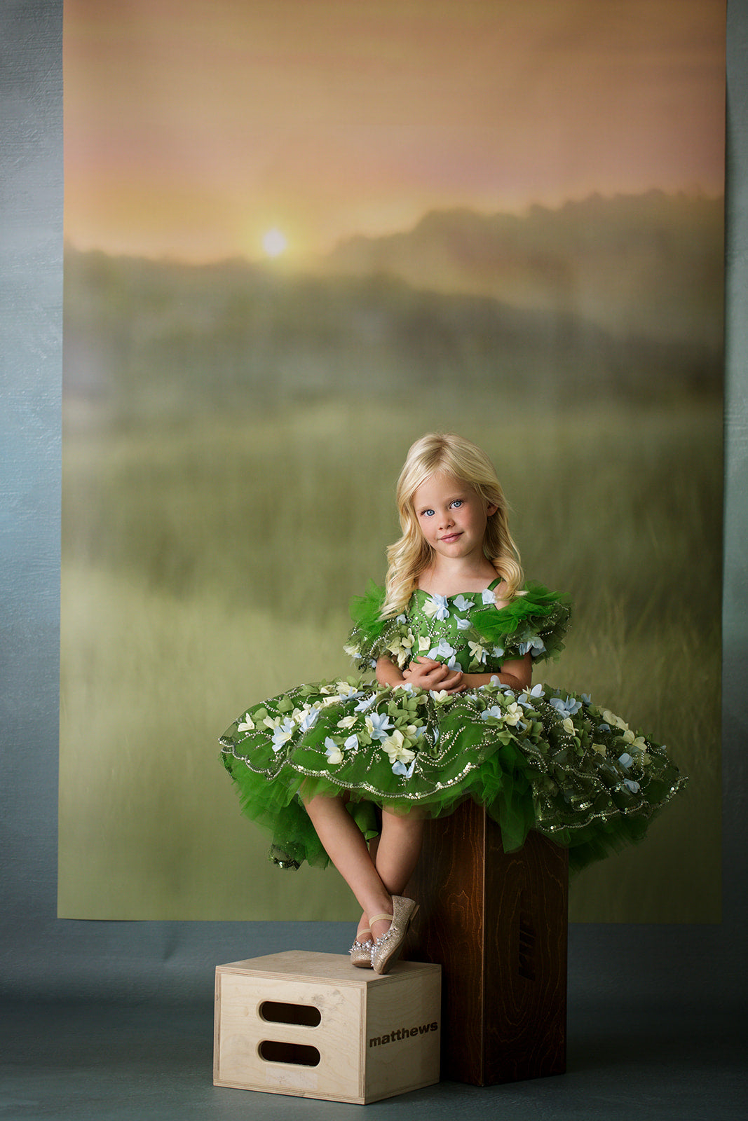 "Fern" Petal Length Dress ( 5 Year - Petite 6 Year)