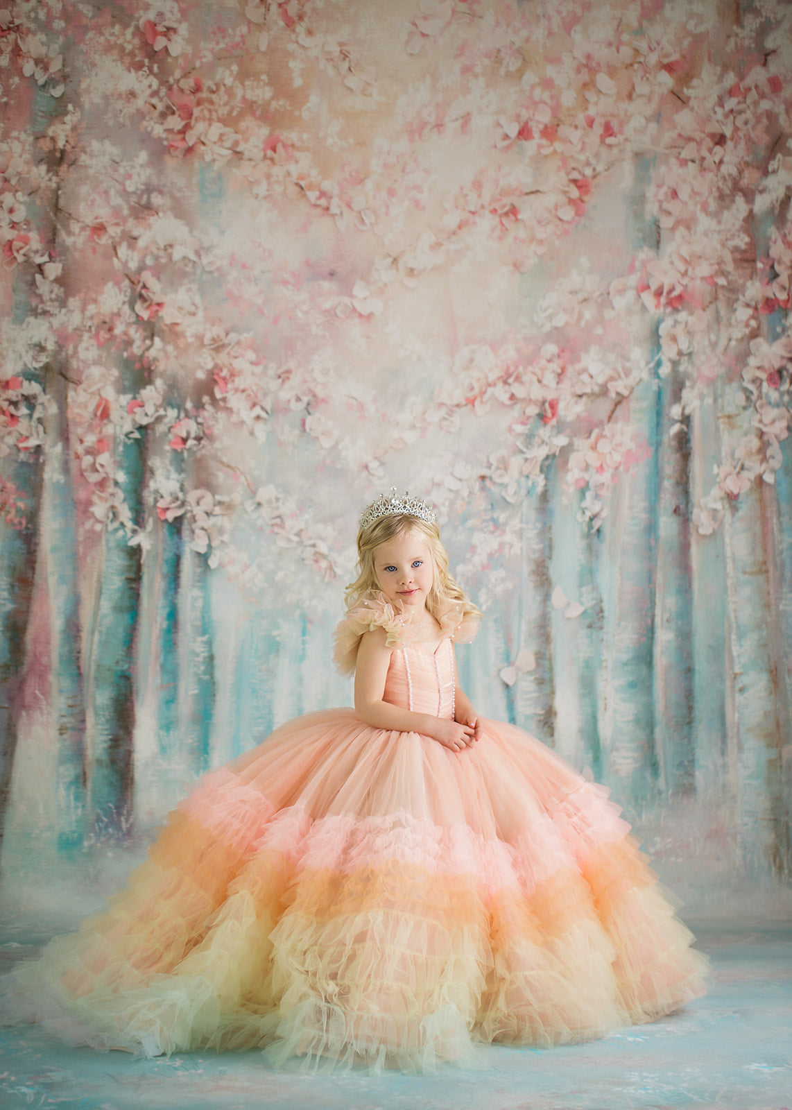 "Rainbow – Soirée" - Editorial Dress, Couture Gown, Special Occasion Dress