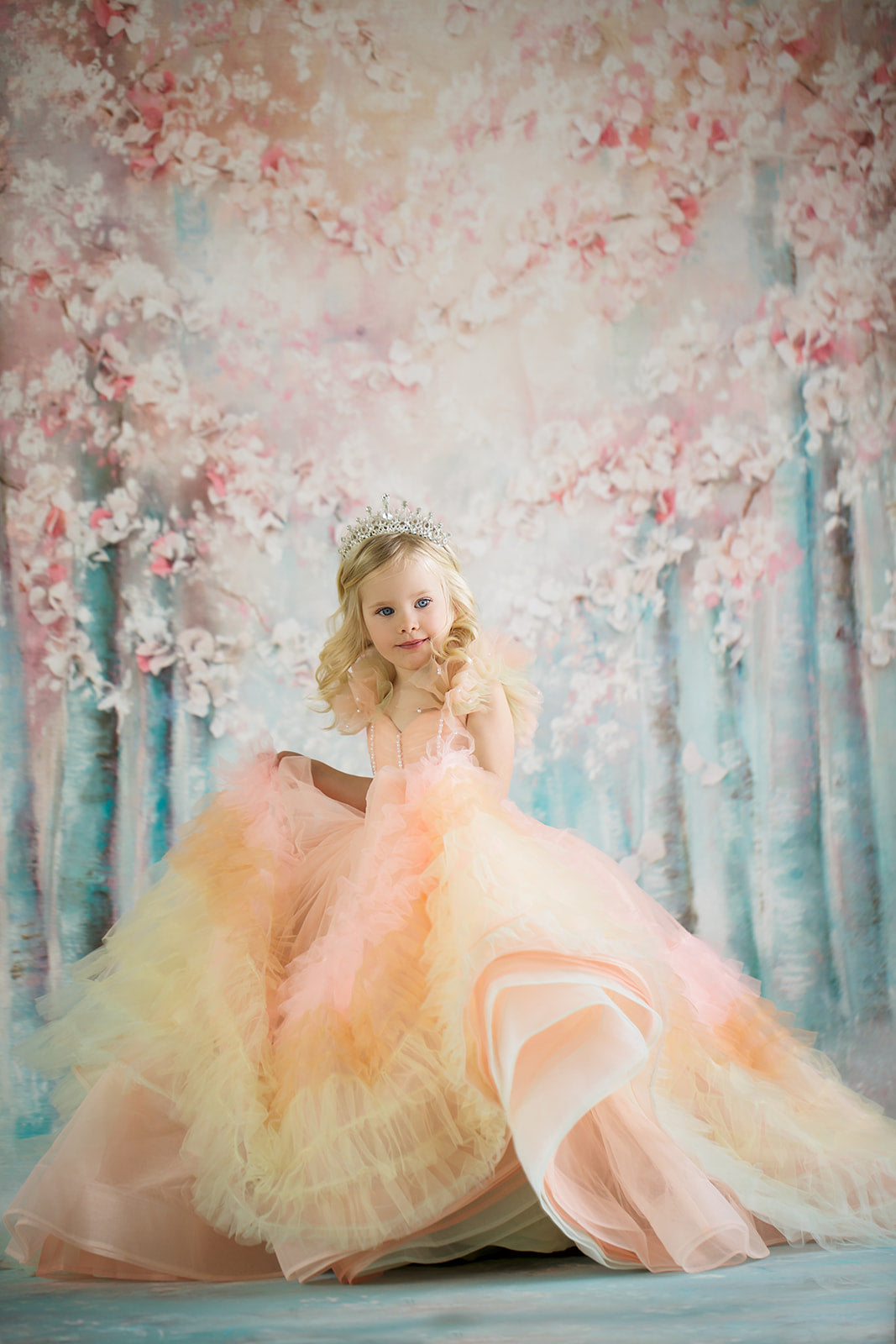 "Rainbow – Soirée" - Editorial Dress, Couture Gown, Special Occasion Dress