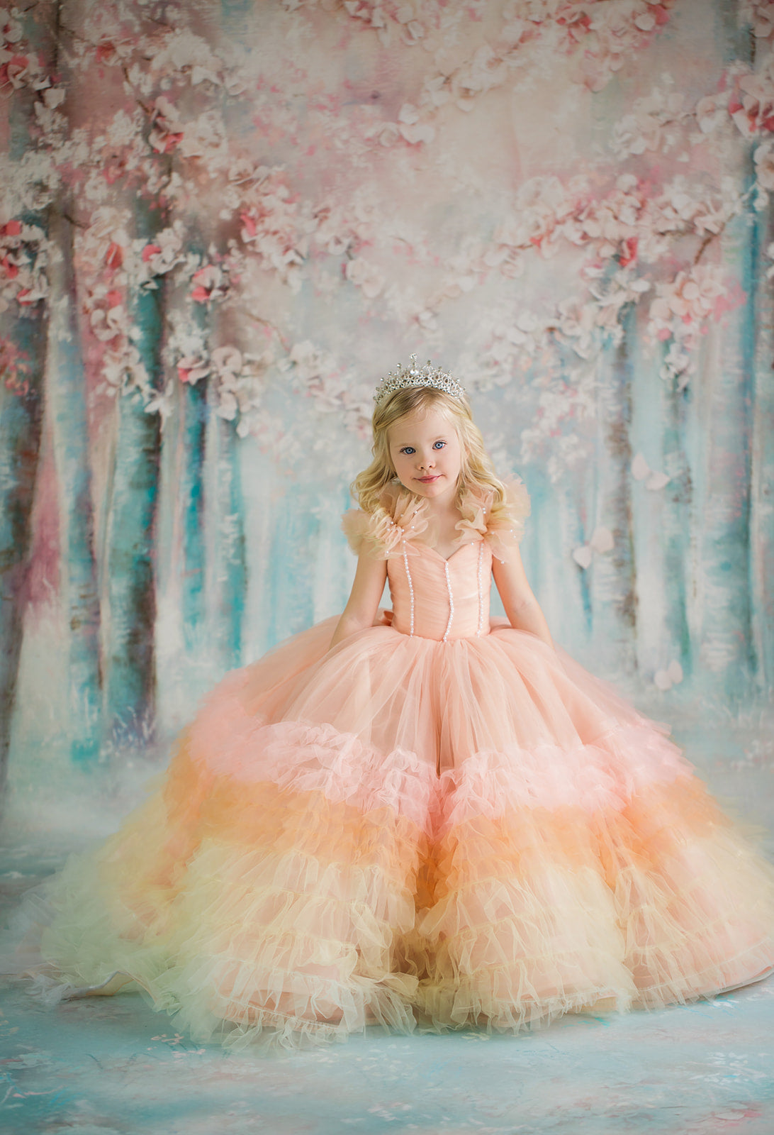 "Rainbow – Soirée" - Editorial Dress, Couture Gown, Special Occasion Dress