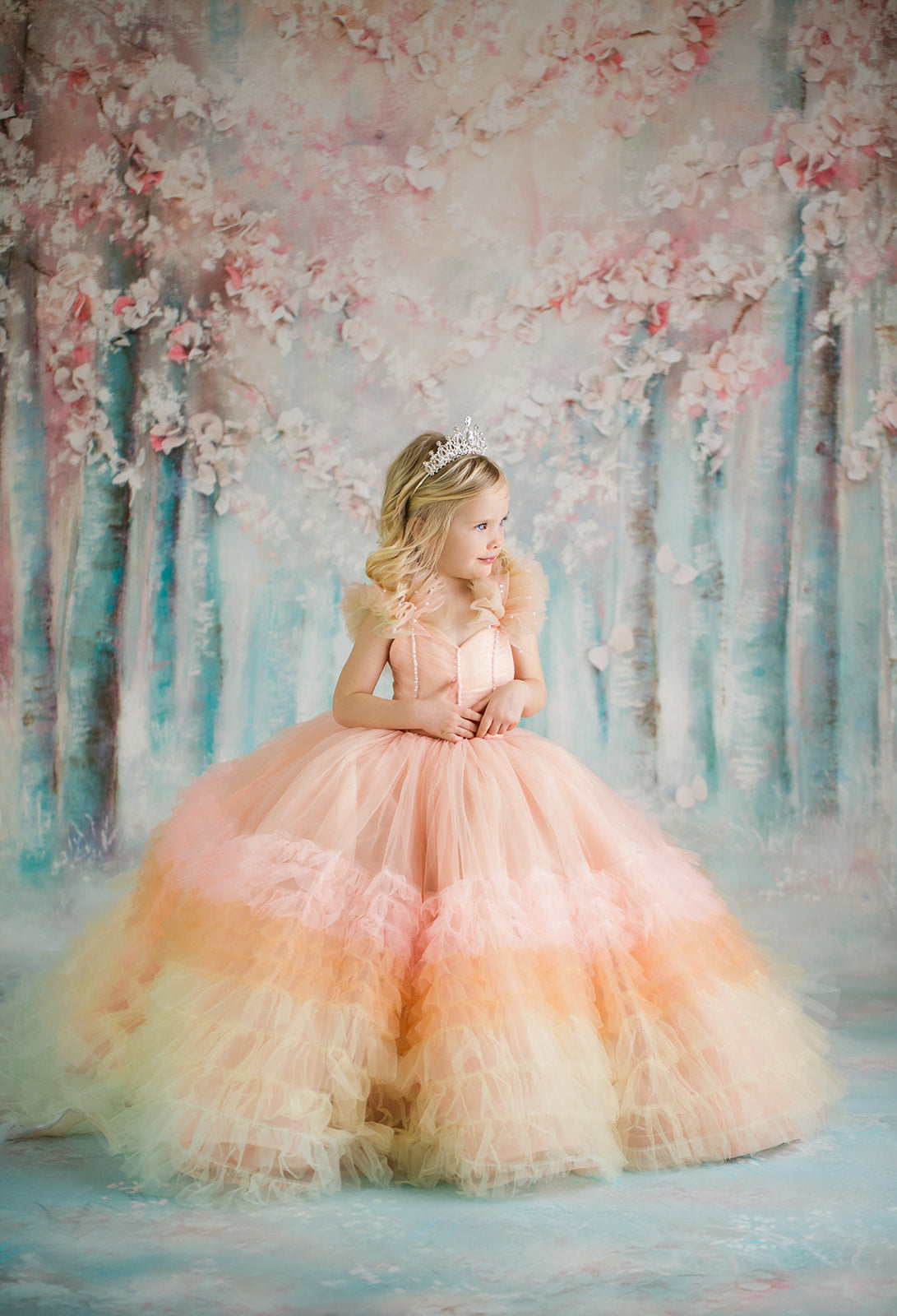 "Rainbow – Soirée" - Editorial Dress, Couture Gown, Special Occasion Dress