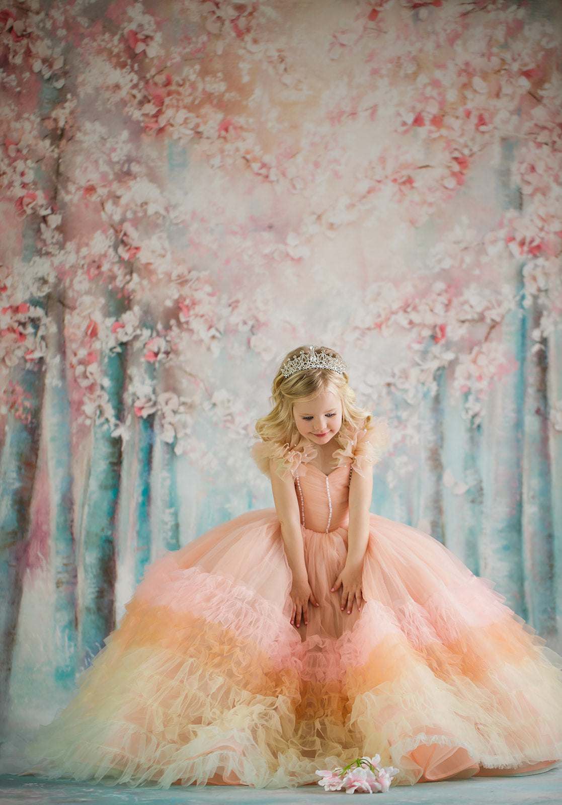 "Rainbow – Soirée" - Editorial Dress, Couture Gown, Special Occasion Dress