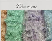 Fabric and Tulle Cape  - Custom color / fabric options available