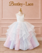 The Ever After Gown - Floor Length Celestial Dress, Custom Colors Available, Editorial Dress, Couture Gown, Special Occasion Dress