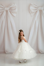 "The Whispering Bow"  -Floor Long - Custom colors available- Editorial Dress, Couture Gown, Special Occasion Dress