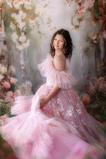 Swish Dot Gown-custom color options - GORGEOUS SPECIAL OCCASION OR PHOTO SHOOT DRESS