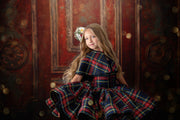 "Darling Plaid" - Pick color option. Editorial Dress, Couture Gown, Special Occasion Dress