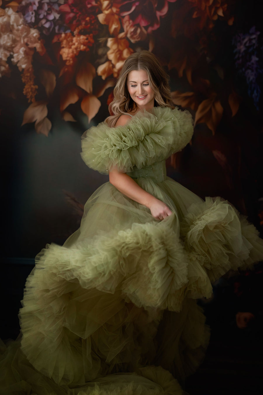 AURORA- High Low choose color Editorial Dress, Couture Gown, Special Occasion Dress