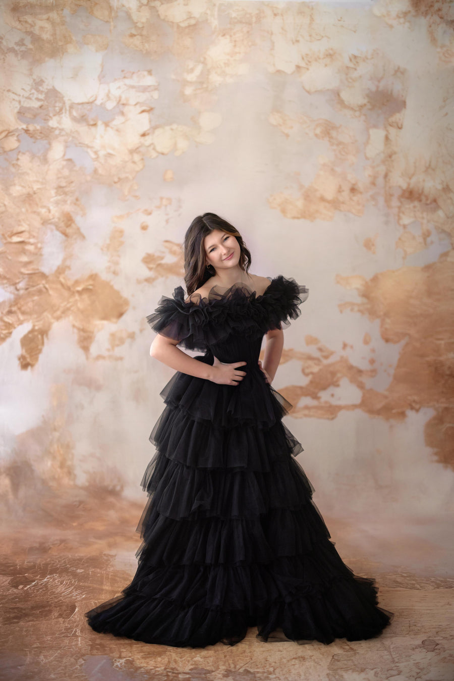 Tween and teen couture gown for portraits