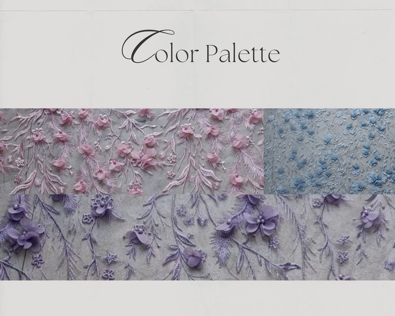 "MEADOW BLOOM" -Editorial Dress, Couture Gown, Special Occasion Dress Custom colors available