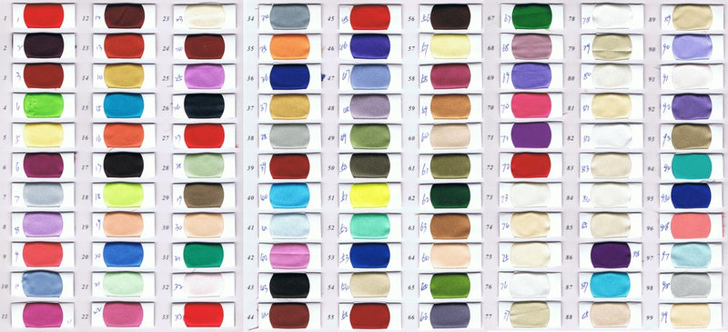 SATIN COLOR CHART
