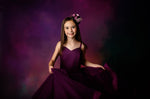 Cascade custom Solid gown- choose color Editorial Dress, Couture Gown, Special Occasion Dress