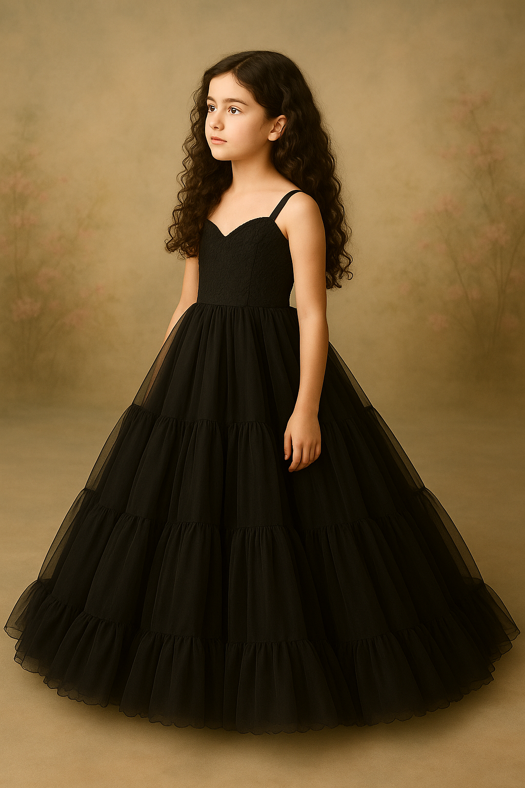 UPGRADE TO A FLOOR LONG TULLE SKIRT -EVANGALINE OR FRENCHIE STYLES