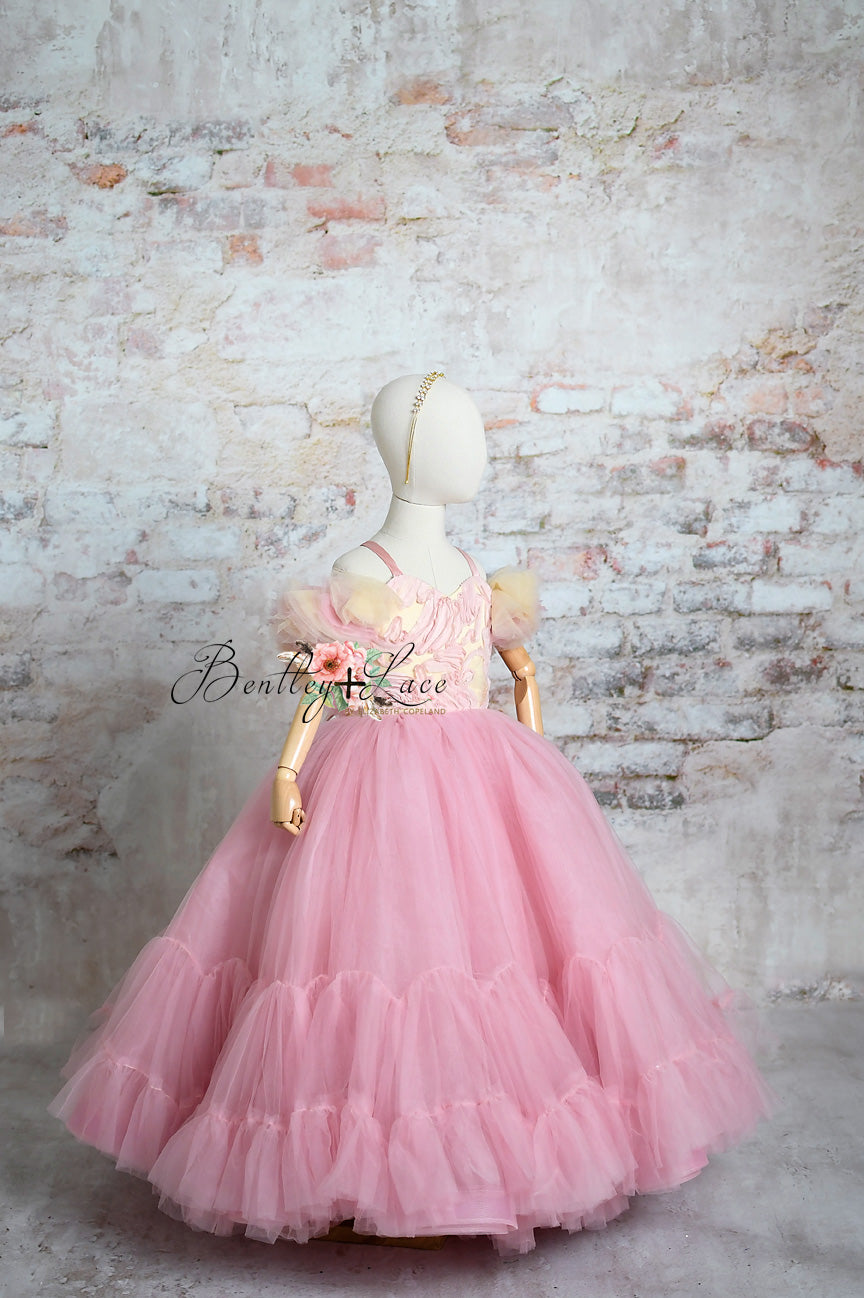 UPGRADE TO A FLOOR LONG TULLE SKIRT -EVANGALINE OR FRENCHIE STYLES