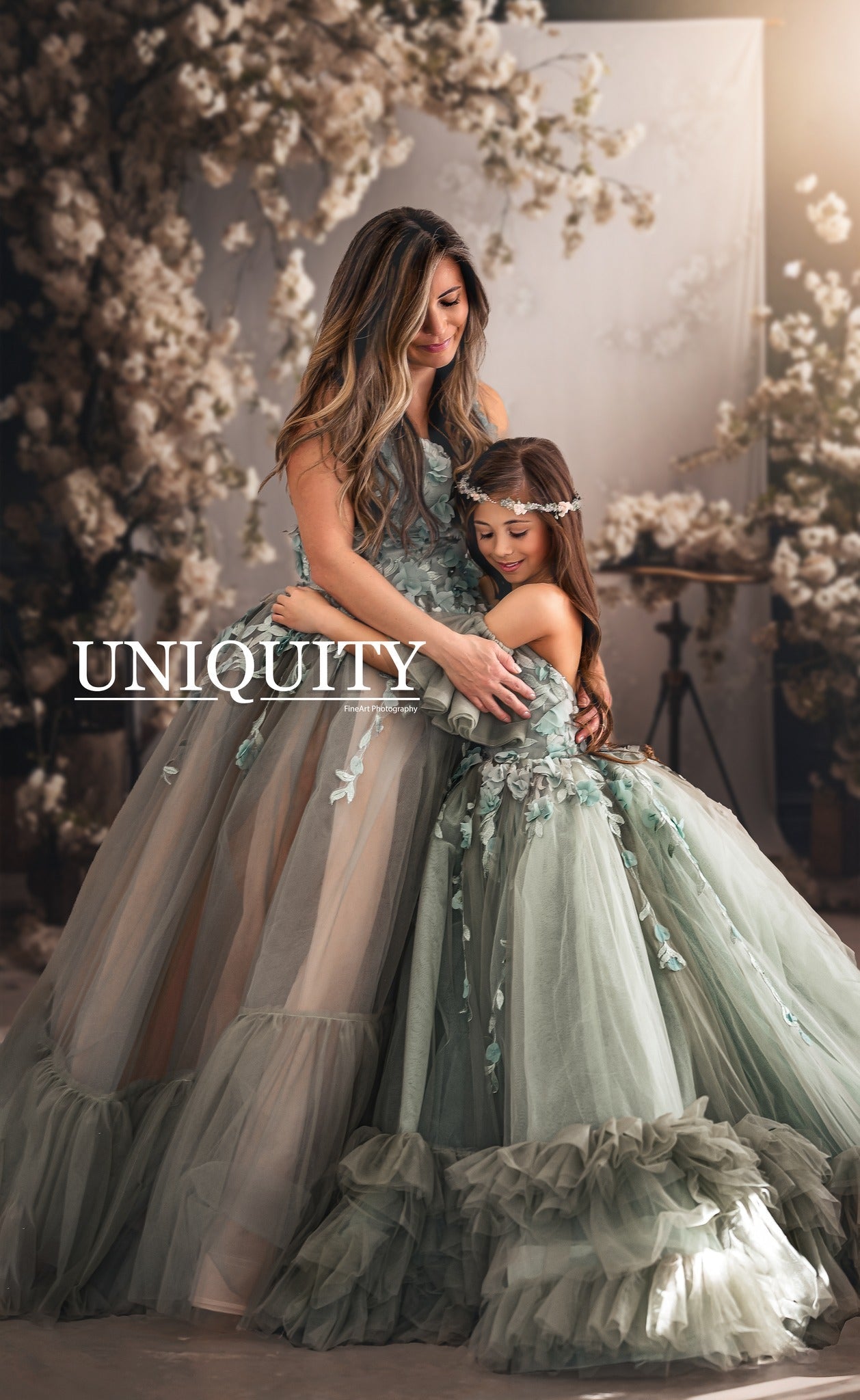 MOMMY AND ME COUTURE GOWN