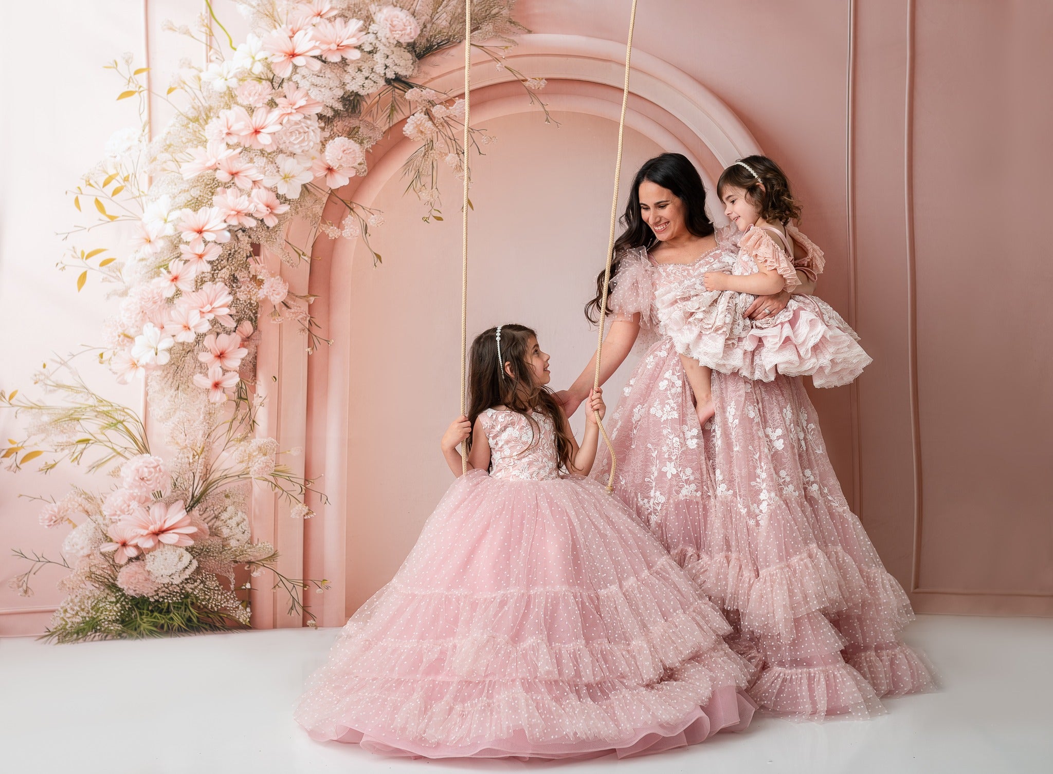 "Celebrate your bond in style with these mommy and me gown inspirations."






