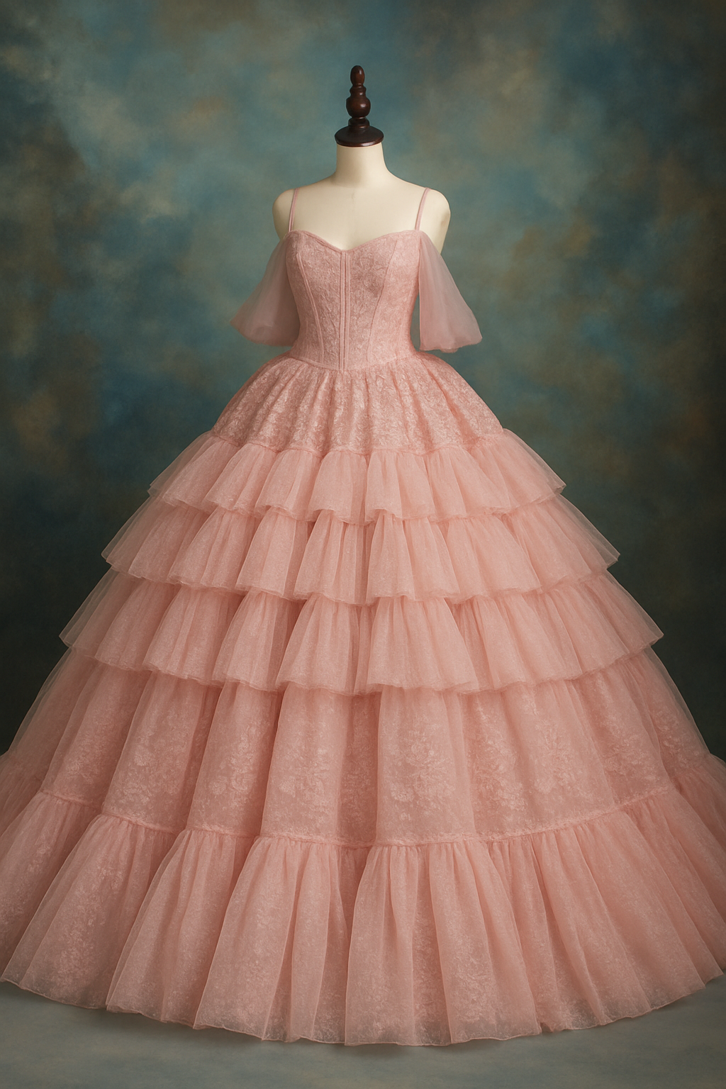 "Enchanted Sky" – Teen to Adult Floor-Length Gown | Custom Colors | Editorial & Special Occasion Dress
