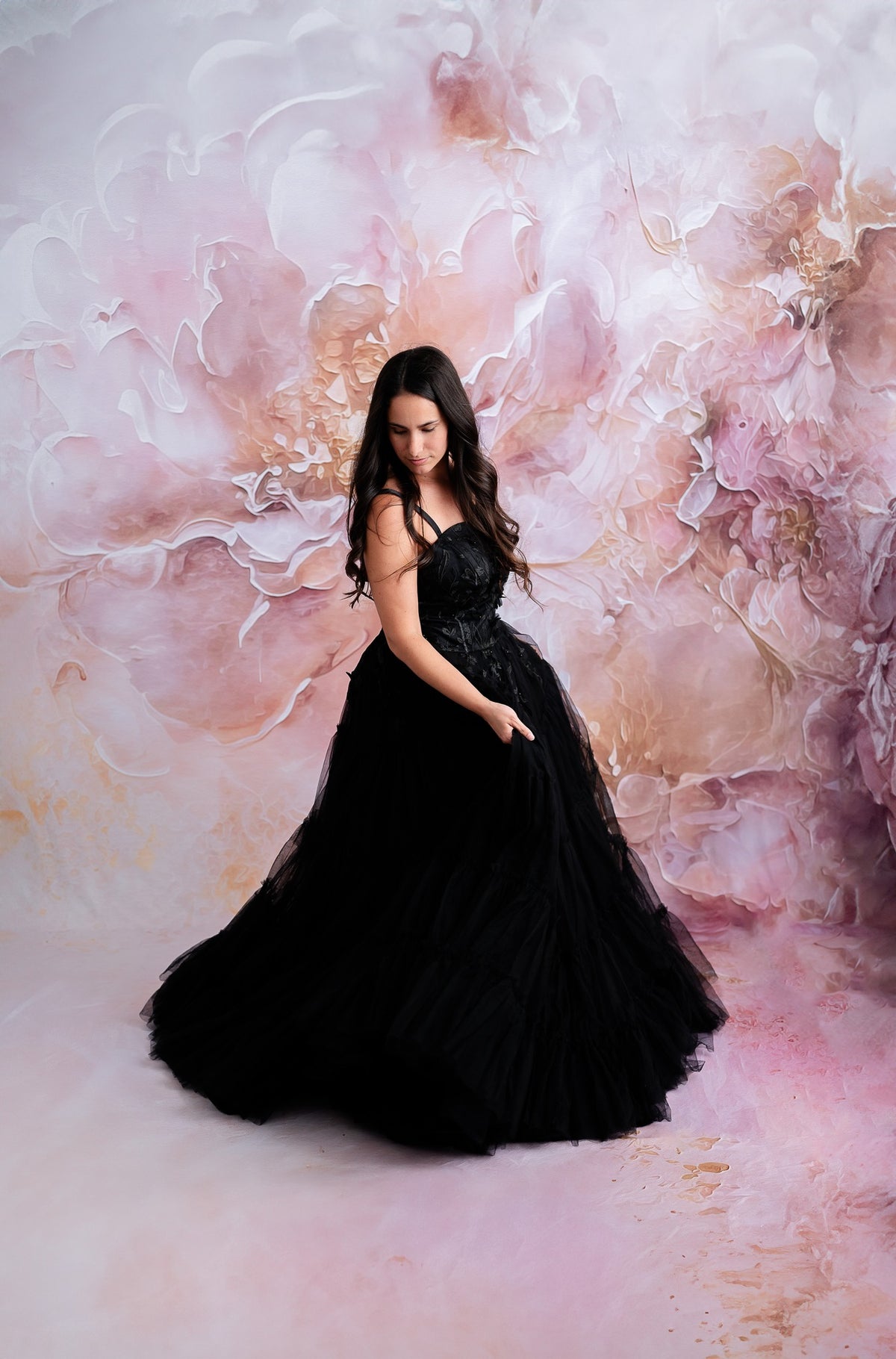 mommy gowns in black